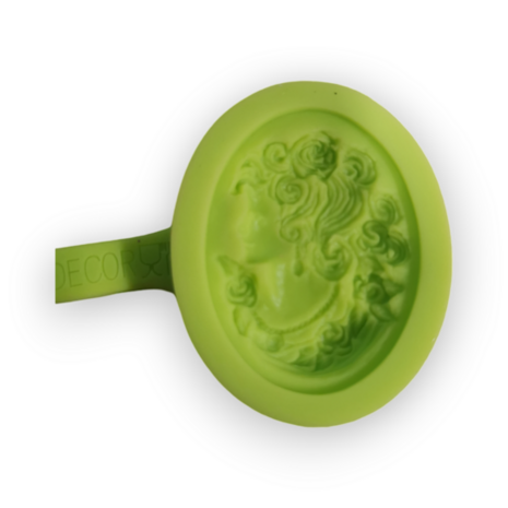 Viva silicone mould Camee 4 cm &ndash; foto van mallen