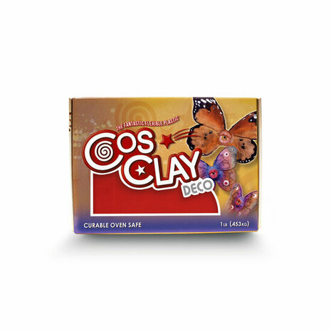 Cosclay Deco Red &ndash; foto van polymeerklei