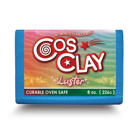 Cosclay LUSTER - Ocean Blue &ndash; foto van polymeerklei