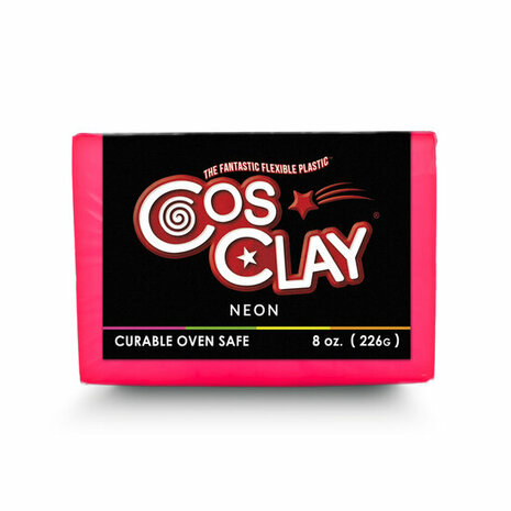 Cosclay NEON - Pink &ndash; foto van polymeerklei