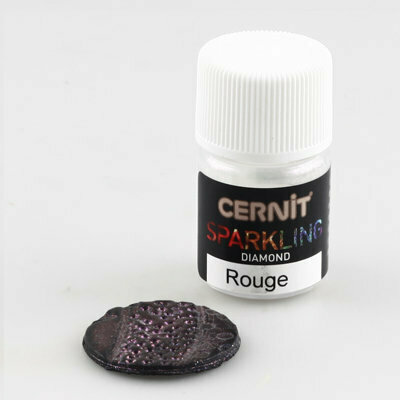 Sparkling Mica Poeder Diamond Violet &ndash; foto van kleur en vernis