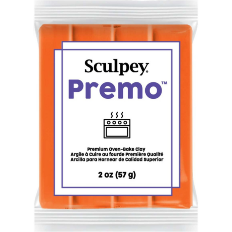 Sculpey Premo Orange &ndash; foto van polymeerklei