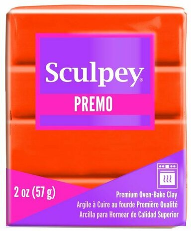 Sculpey Premo -- Orange &ndash; foto van polymeerklei