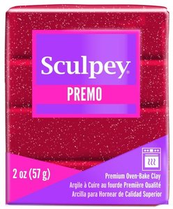 Sculpey Premo -- Red Glitter