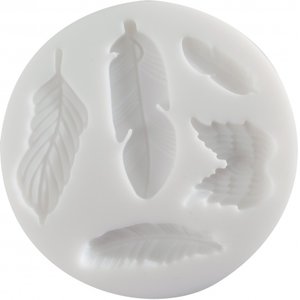 Silicone mould feathers